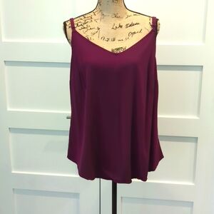 Adjustable Burgundy Swing Cami